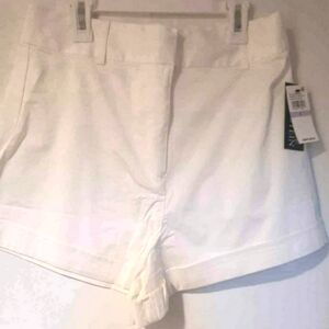 Danielle Bernstein White high waist shorts
